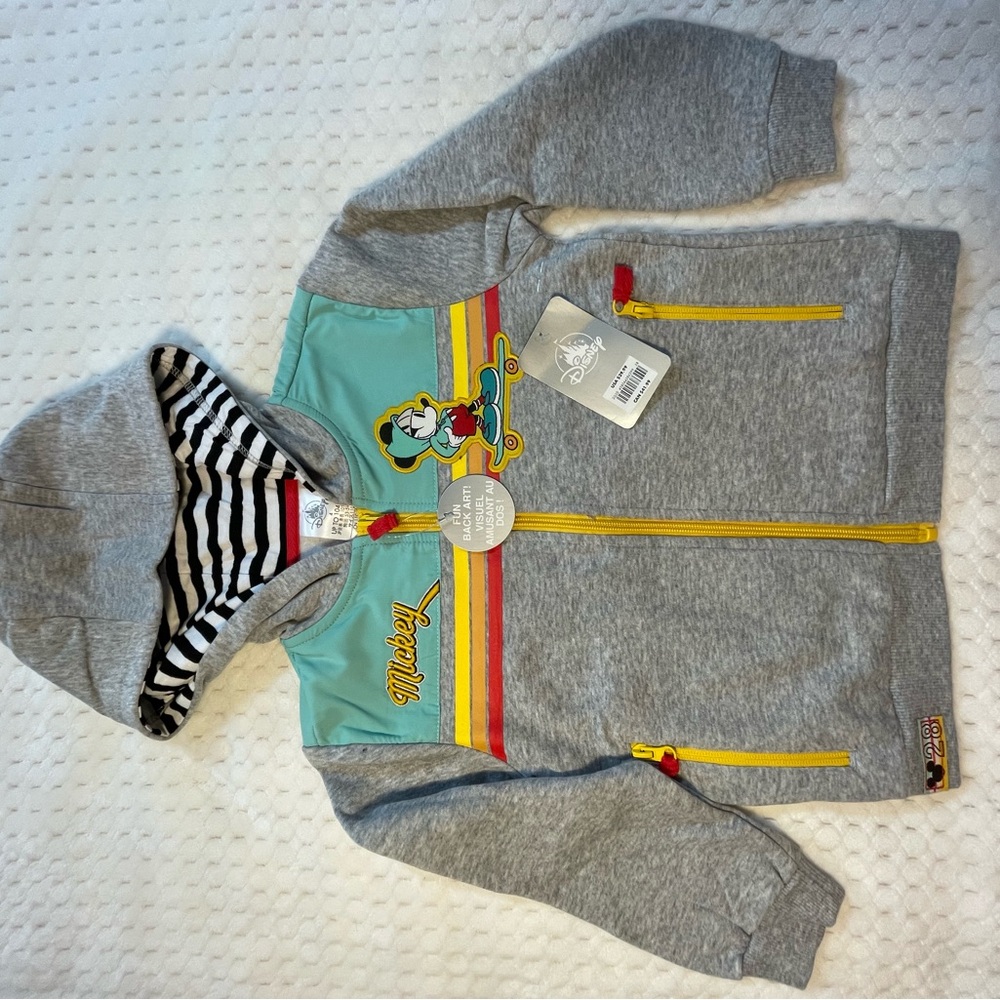 Disney Kids Mickey Mouse Gray Hoodie
